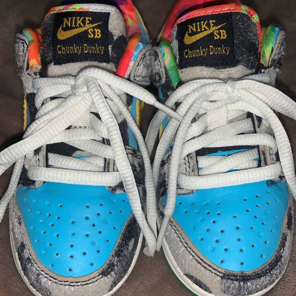 Ben & Jerry's x Nike Dunk Low SB 'Chunky Dunky' SIZE 11C Pre-Schooler - Picture 3 of 7